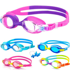 Waterproof anti Fog Swimming Goggles UV Children Professional Colored Lenses Kids Eyewear Swimming Glasses Eyewear Gafas Nata