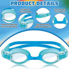 Waterproof anti Fog Swimming Goggles UV Children Professional Colored Lenses Kids Eyewear Swimming Glasses Eyewear Gafas Nata
